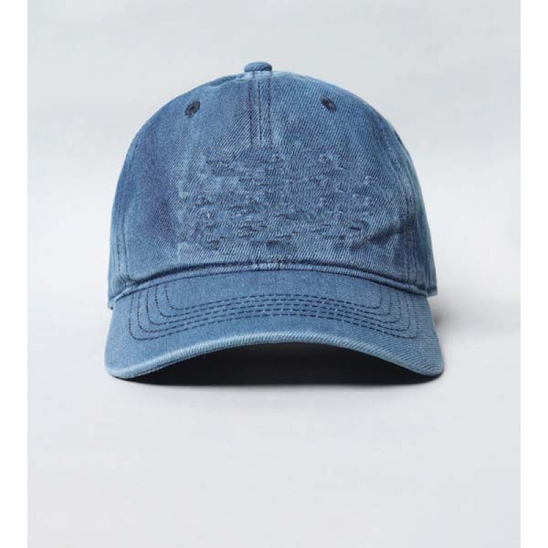 Blue Printed Snapback Cap