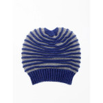 Blue & Grey Beanie cap with Muffler Set